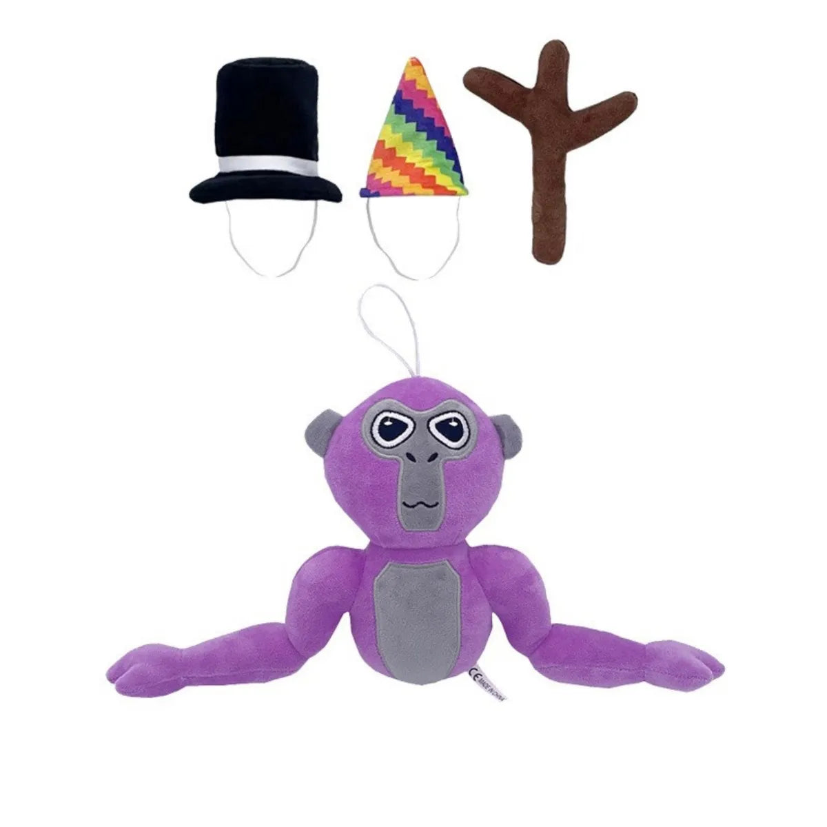 Färgglad Gorilla Plyschleksak – FunkyGorilla