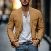 Stilren Linneblazer för Herrar - Sommar Casual Chic