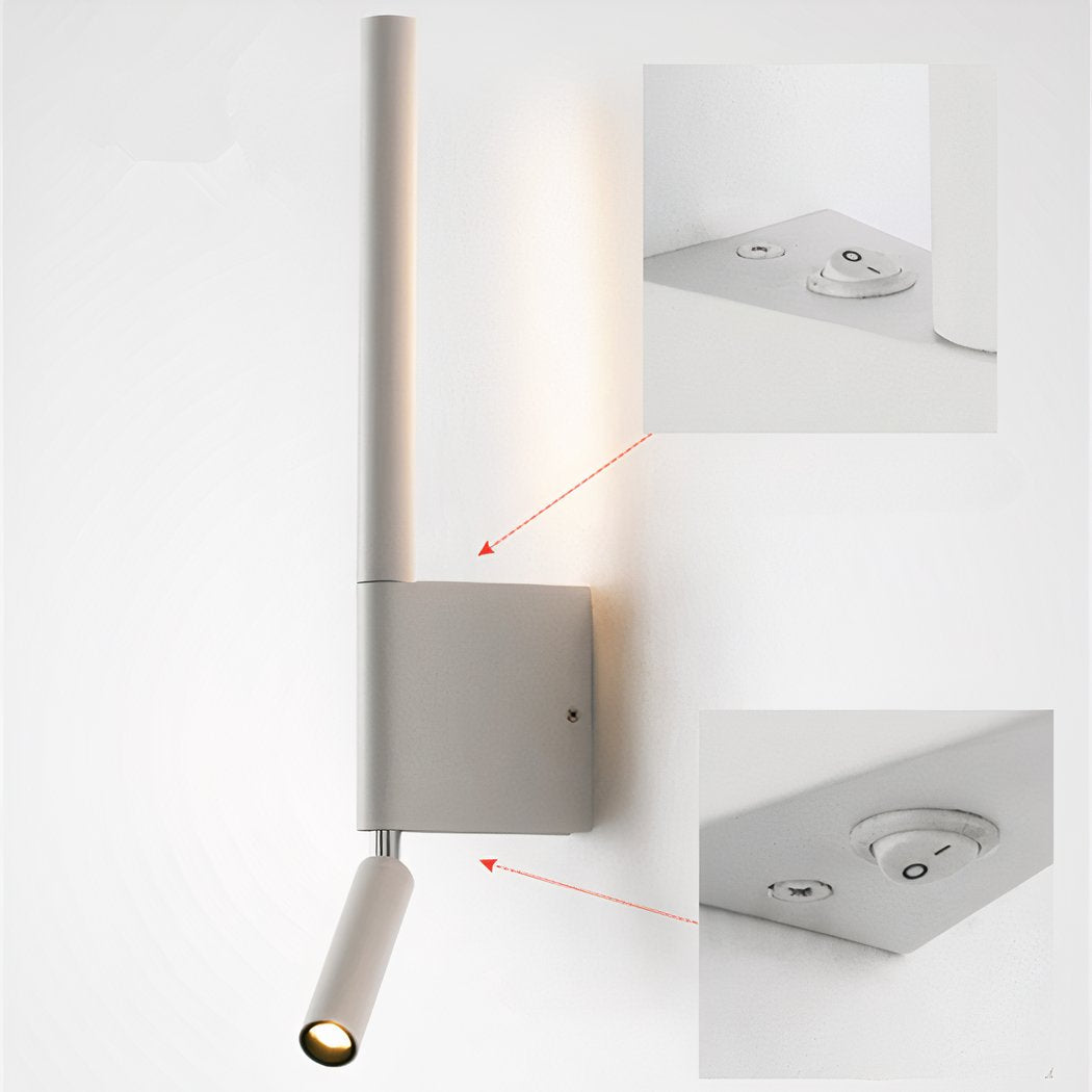 FlexiRead Justerbar Lampa för Läsning – Funktionell Ljus på Väggen