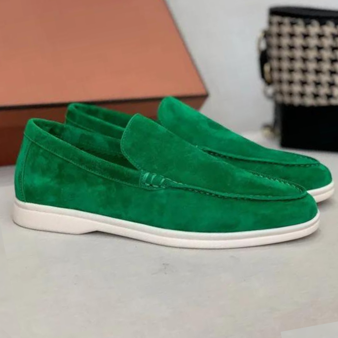 Luxe Suede Herrskor - Komfort och Stil