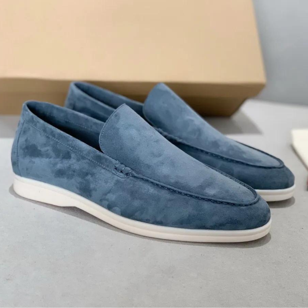 Luxe Suede Herrskor - Komfort och Stil