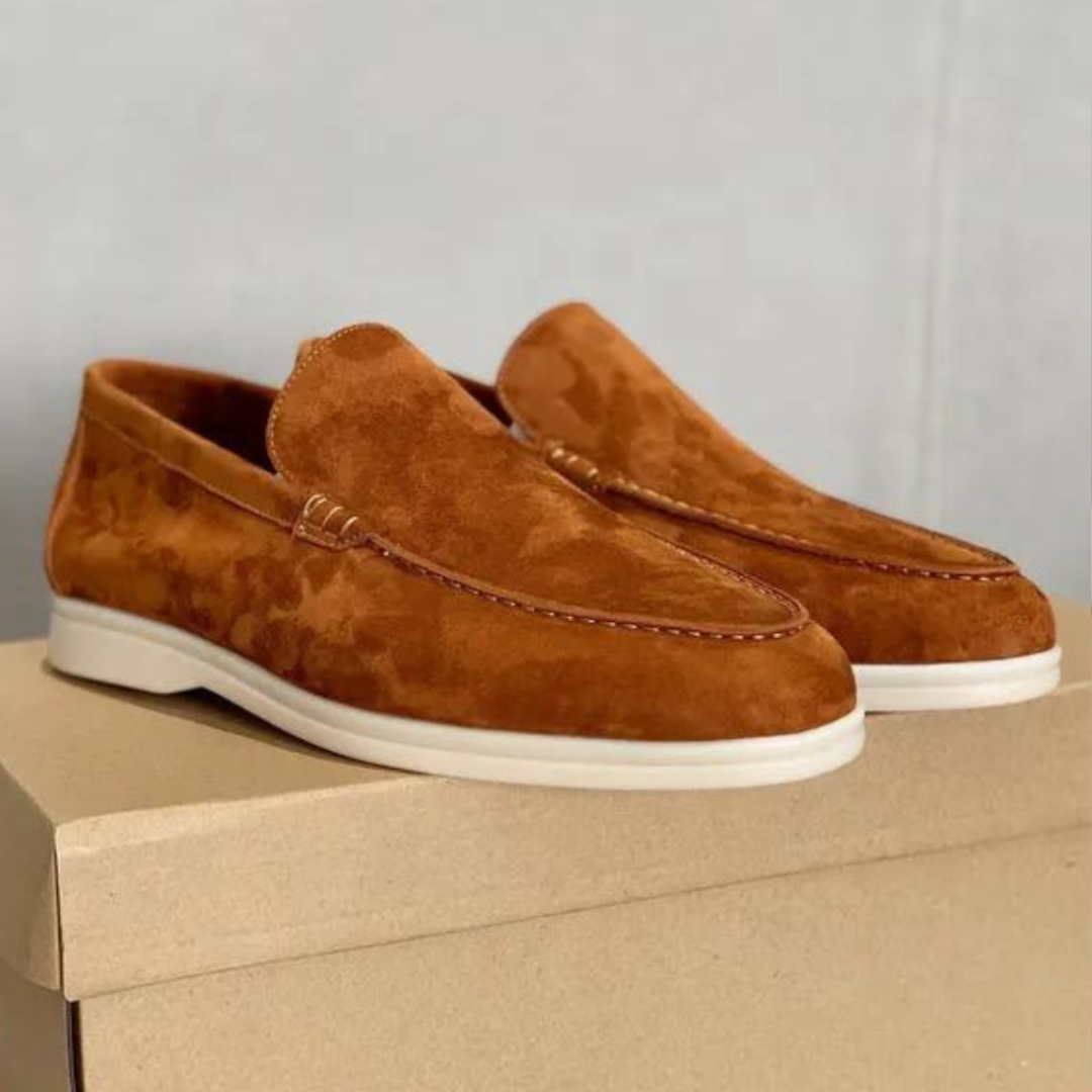 Luxe Suede Herrskor - Komfort och Stil