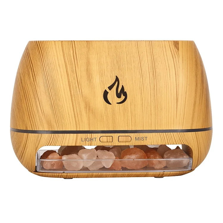 Himalayan Salt Aroma Diffuser med Stämningsljus – SaltSerenity