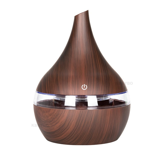 Luftrenare med Aromadiffusion och LED-belysning – AromaGlow