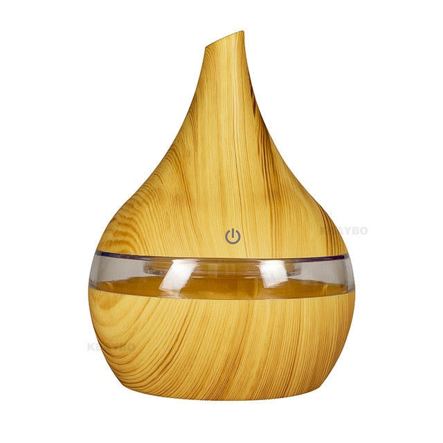 Luftrenare med Aromadiffusion och LED-belysning – AromaGlow
