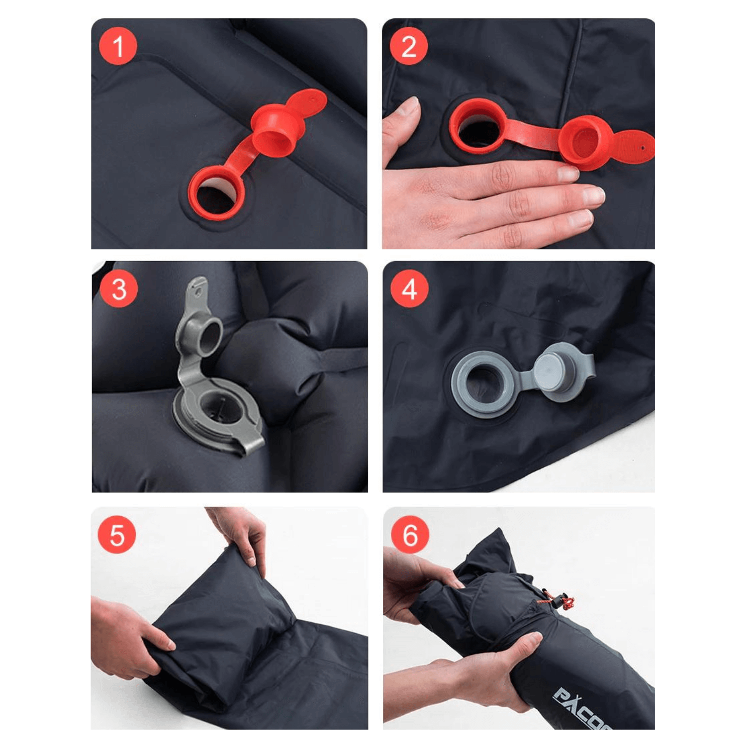 Ultralätt Vattentät Liggeunderlag med Integrerad Pump – AirRest