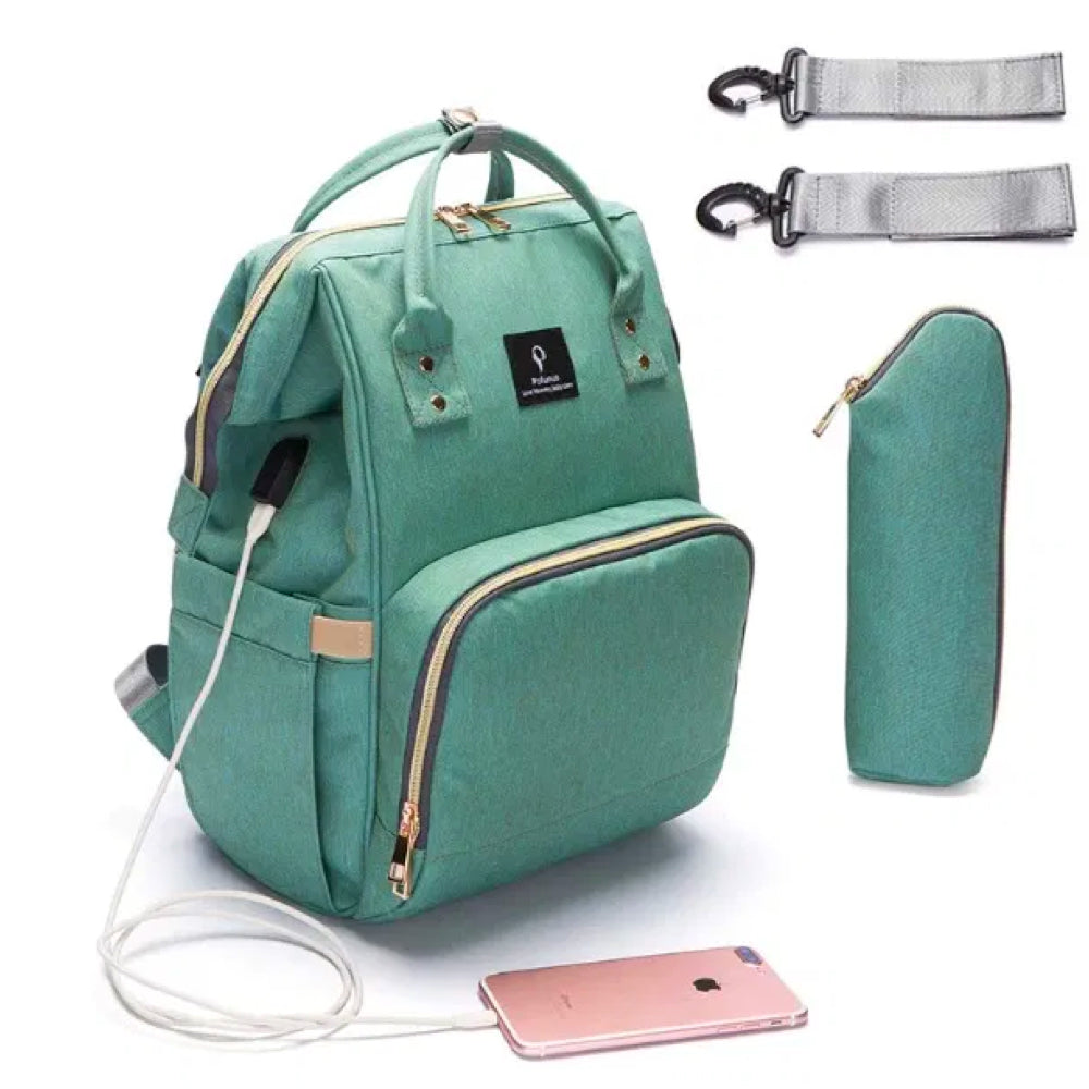 Stilren Skötväska med USB-laddare – ParentPack