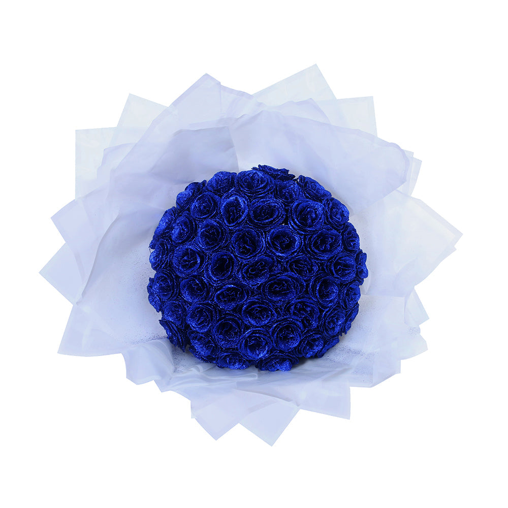 Luxe Glitter Rosbukett - För Alltid Blommande