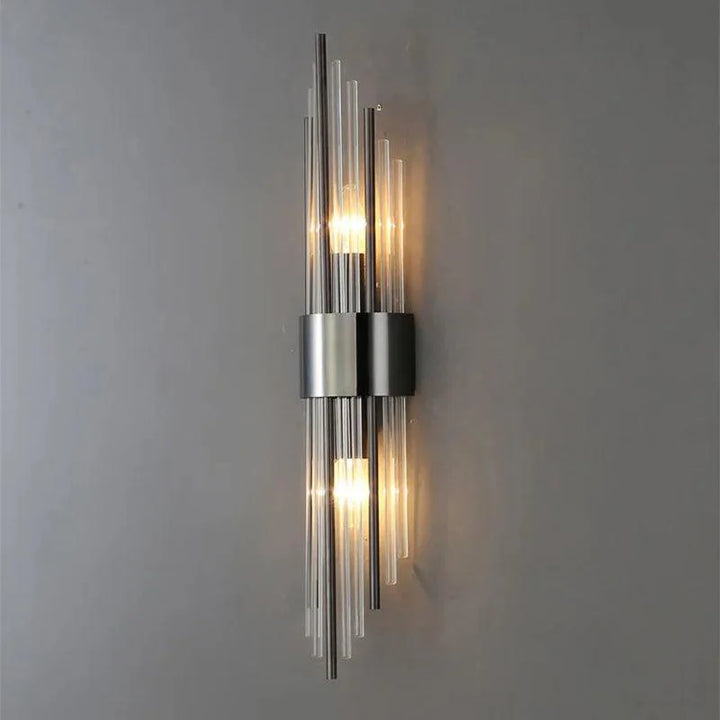 Kristallen LED Vägglampa - Lyxig Guld Finish