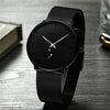 Luxe Quartz Klocka - Minimalistisk Design | Vattentålig