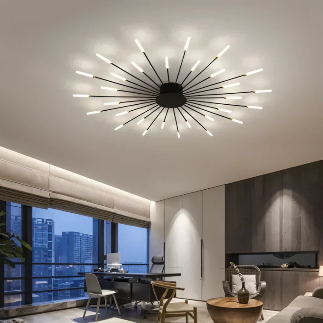 Luxe LED Taklampa - Elegant Taklampa | Vardagsrumsbelysning