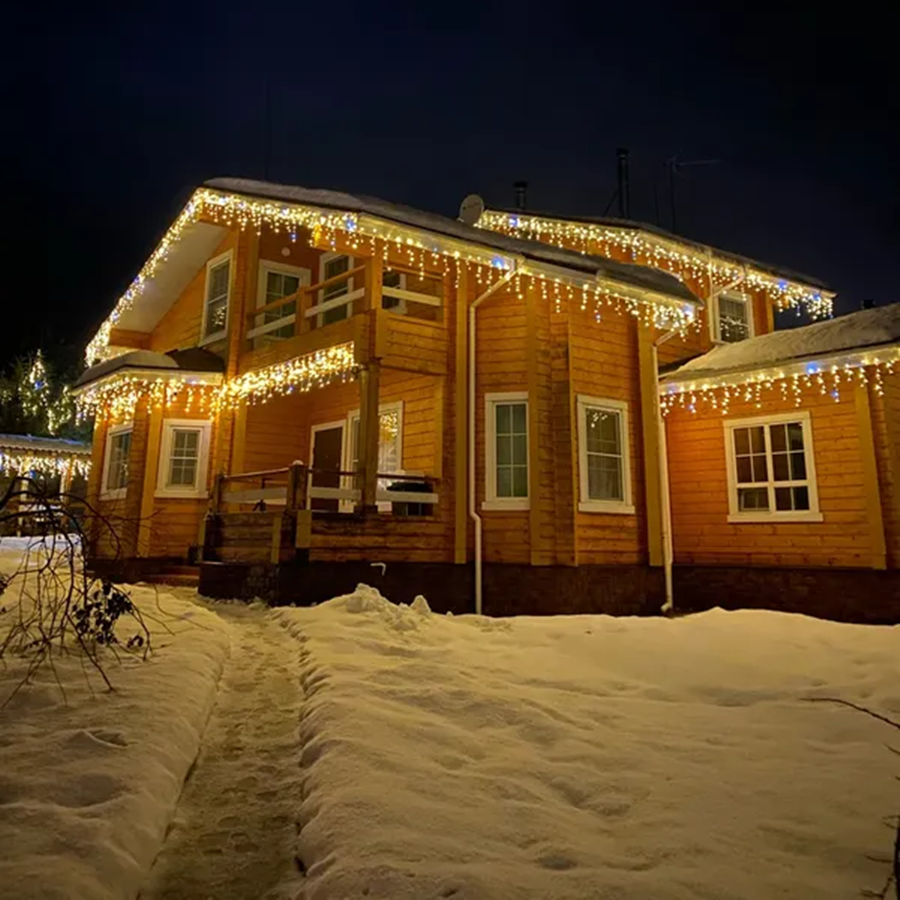 Julens Glädje LED Gardinbelysning