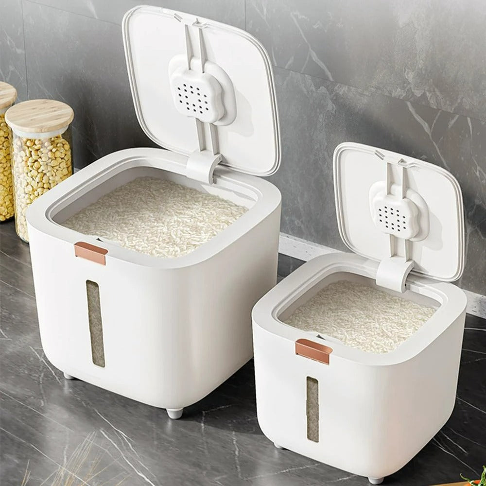 Lufttät spannmålsdispenser med lock (5–10 kg) - GranoBox