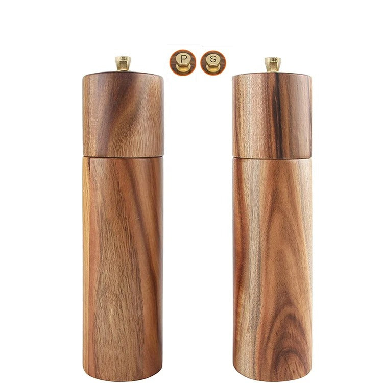 WoodSpice - Lyxig Träpeppar- och Saltkvarn Set | Tidlös Design