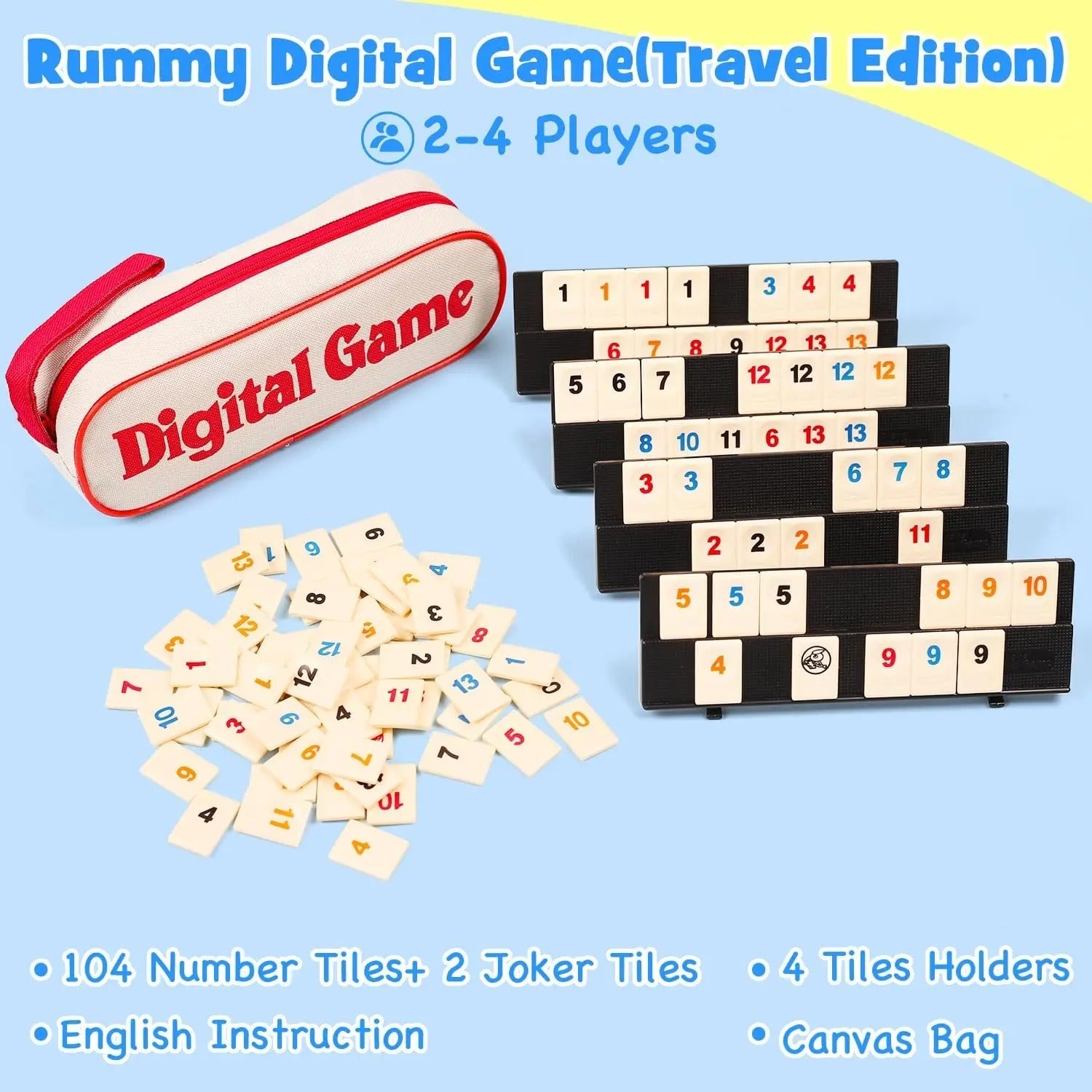 Rummikub Resversion - Kompakt och Idealisk