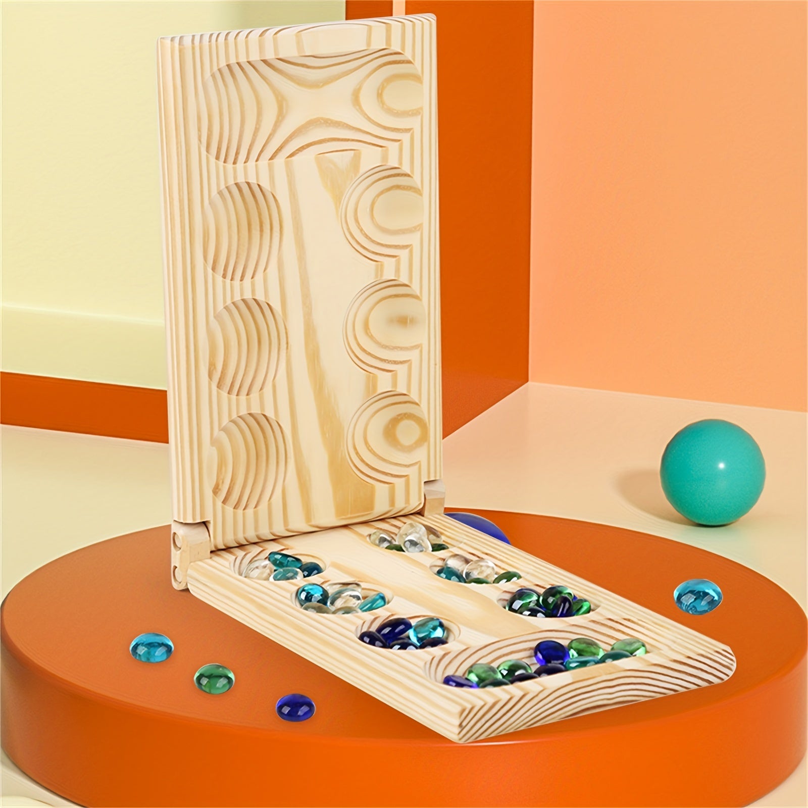 Mancala Deluxe Brädspel - BrainStones