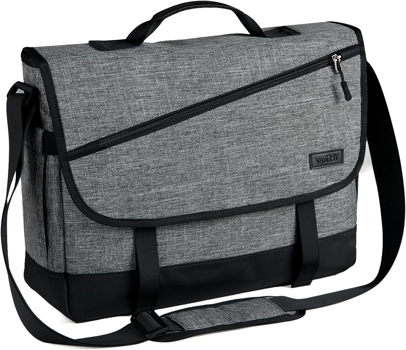 Vattentålig Laptop Messenger Bag med Justerbar Rem – WorkMate Serien