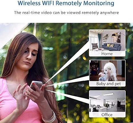 Mini Trådlös WiFi Säkerhetskamera 1080P - Inomhus/Ute App Kontroll