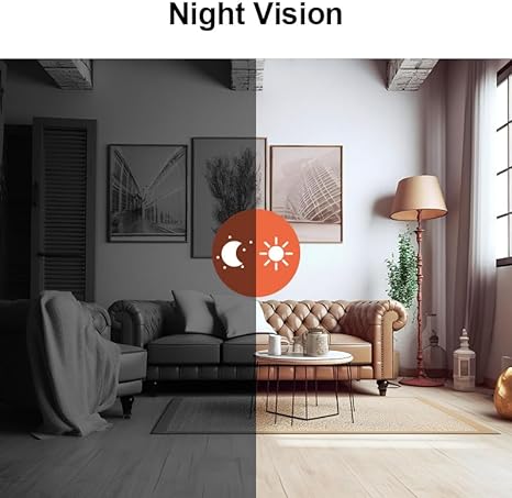 Mini Trådlös WiFi Säkerhetskamera 1080P - Inomhus/Ute App Kontroll