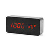 Minimalistisk Digital LED Väckarklocka med Röststyrning