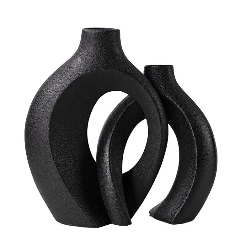 ScandiVase - Minimalistiska Keramiska Vaser Set