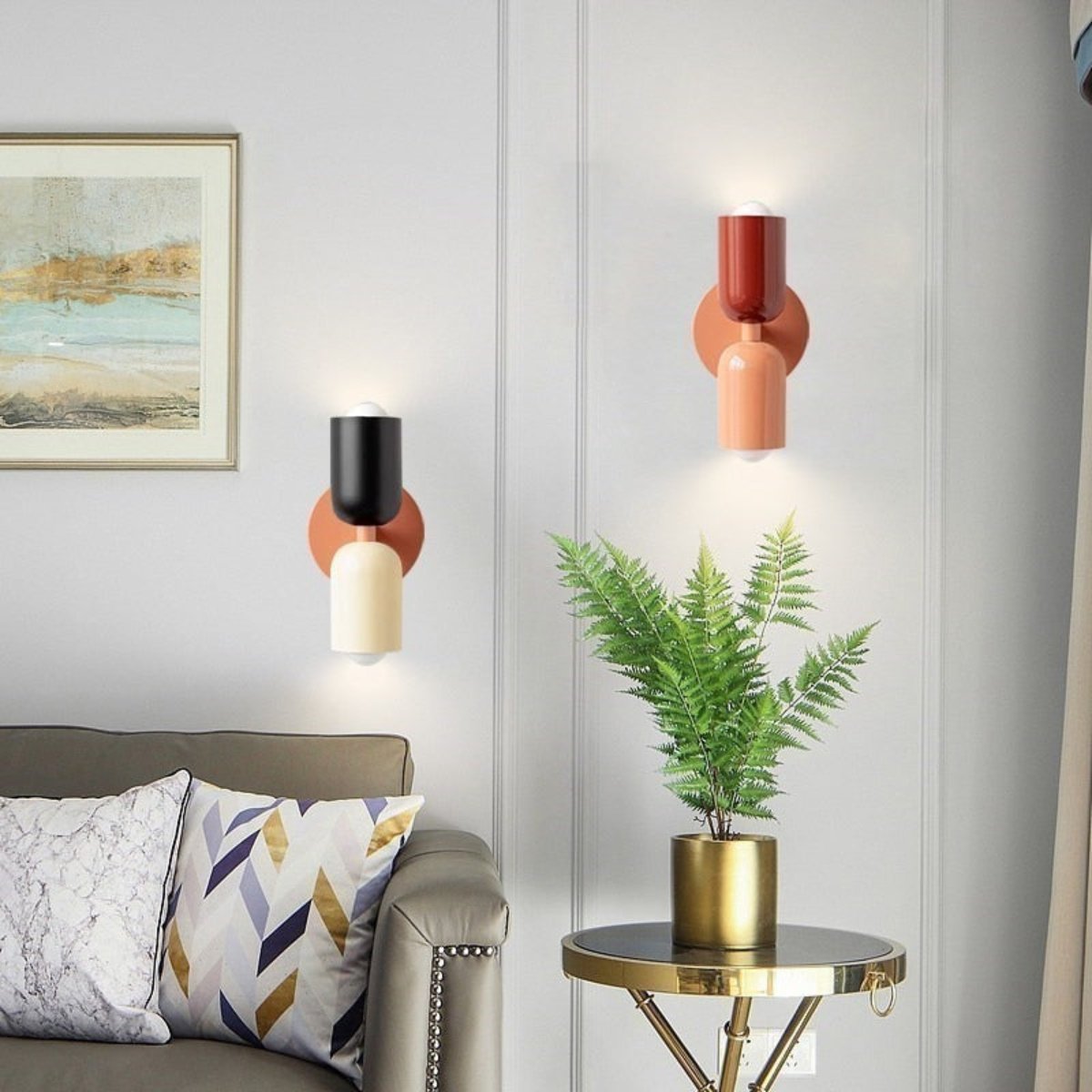 Vägglampa - Minimalistisk Skandinavisk Design