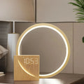 Stilren LED Väckarklocka med Digital Display och USB Laddning för Sängbord