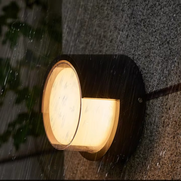 Utomhus Vägglampa med Rörelsesensor – Modern Design