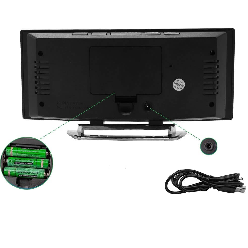 Stämningsfull LED Väckarklocka