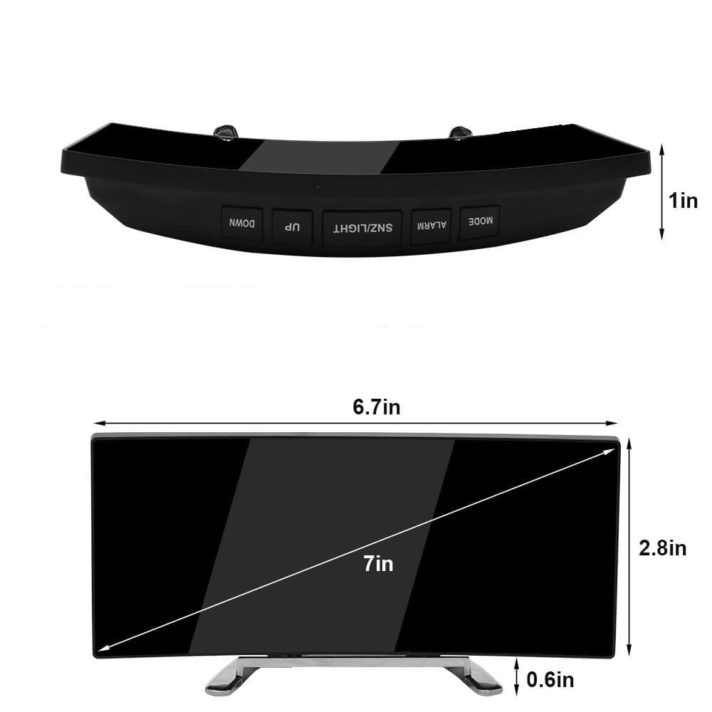 Stämningsfull LED Väckarklocka