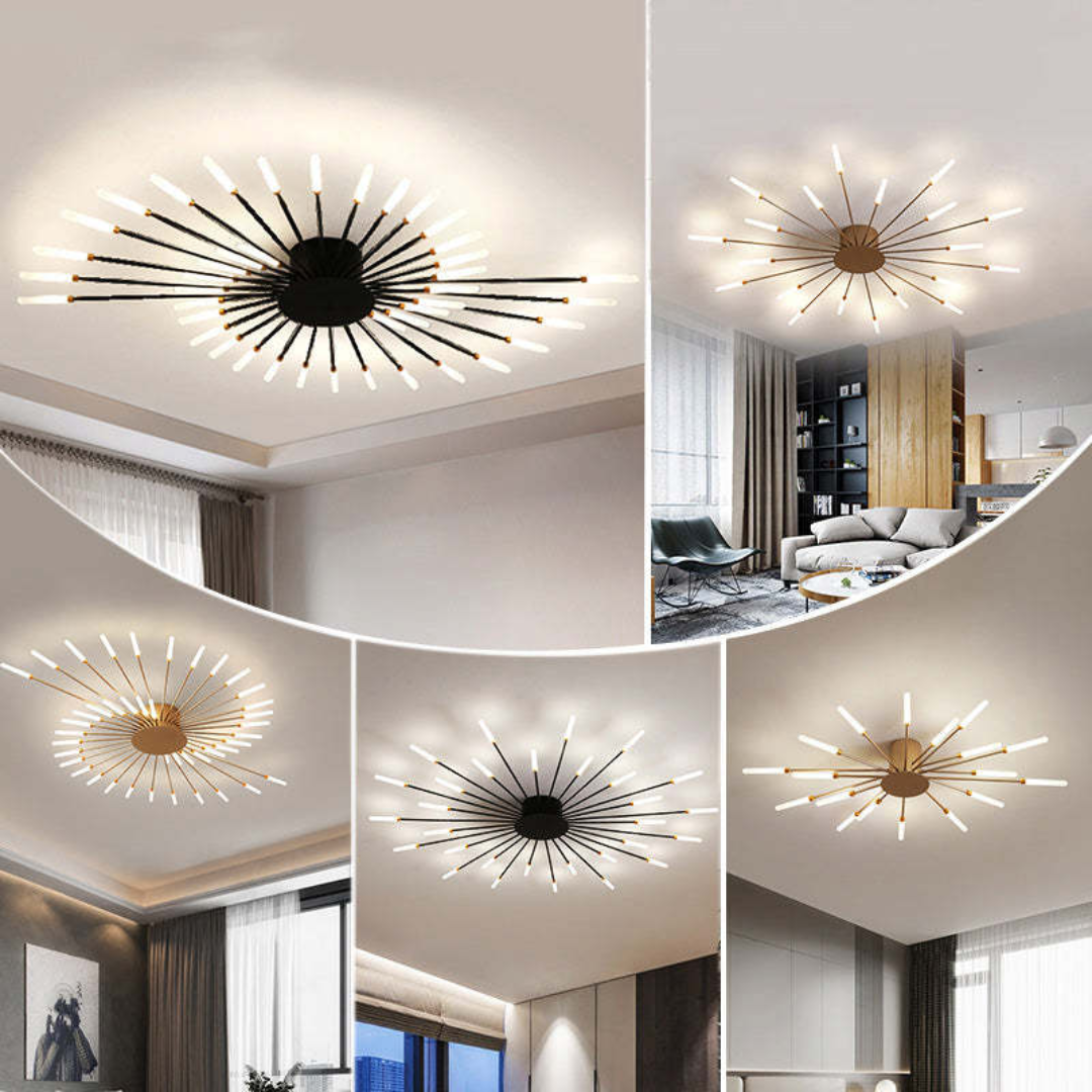 Modern Stor LED Taklampa | LumenMax | Energibesparande