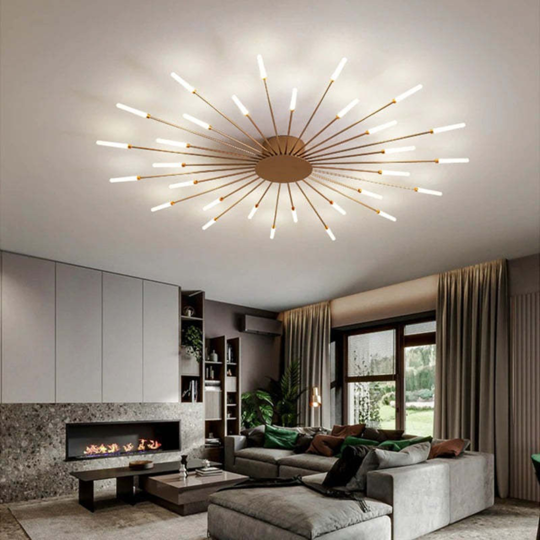 Modern Stor LED Taklampa | LumenMax | Energibesparande