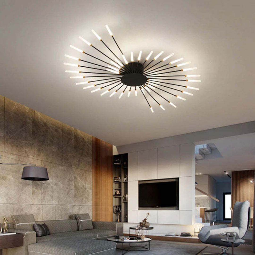 Modern Stor LED Taklampa | LumenMax | Energibesparande