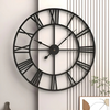 Modern Stor Väggklocka | 3D Design | Metall | Stilren Utstrålning