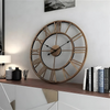 Modern Stor Väggklocka | 3D Design | Metall | Stilren Utstrålning