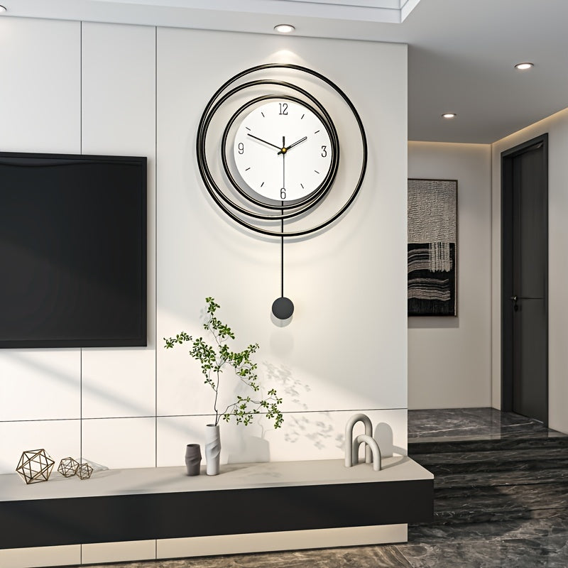 Modern Minimalistisk Metall Väckarklocka