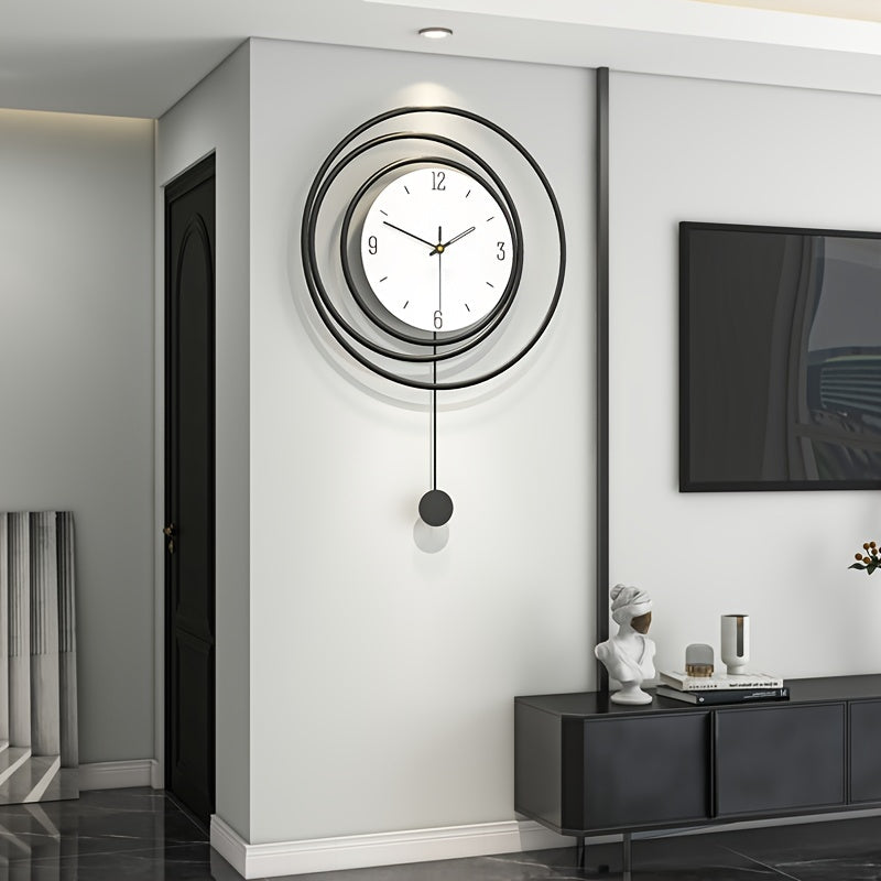 Modern Minimalistisk Metall Väckarklocka