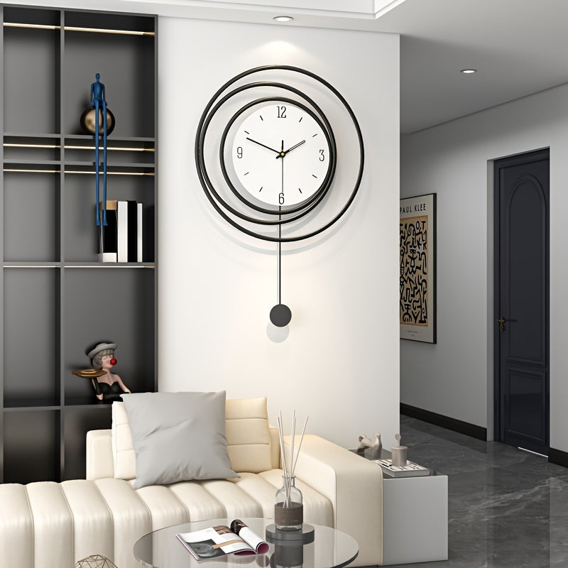 Modern Minimalistisk Metall Väckarklocka