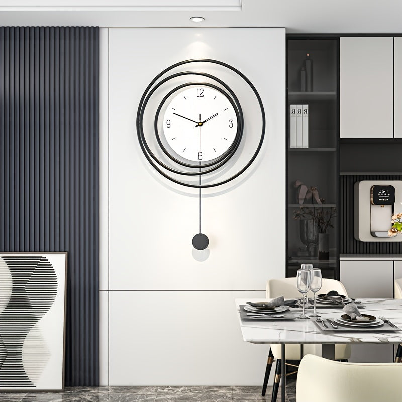 Modern Minimalistisk Metall Väckarklocka