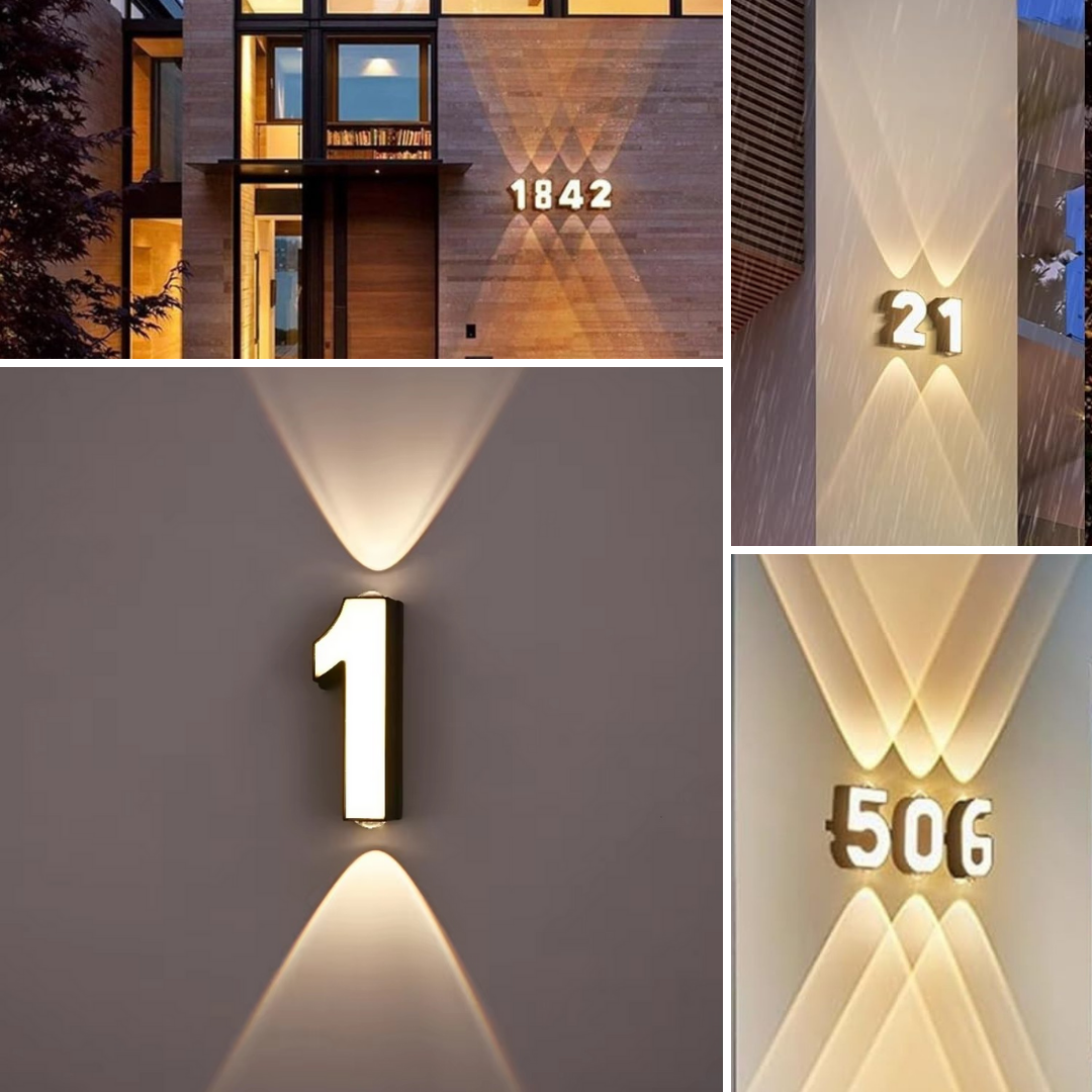 IllumiHouse LED Husnummer - Belys Din Husstil