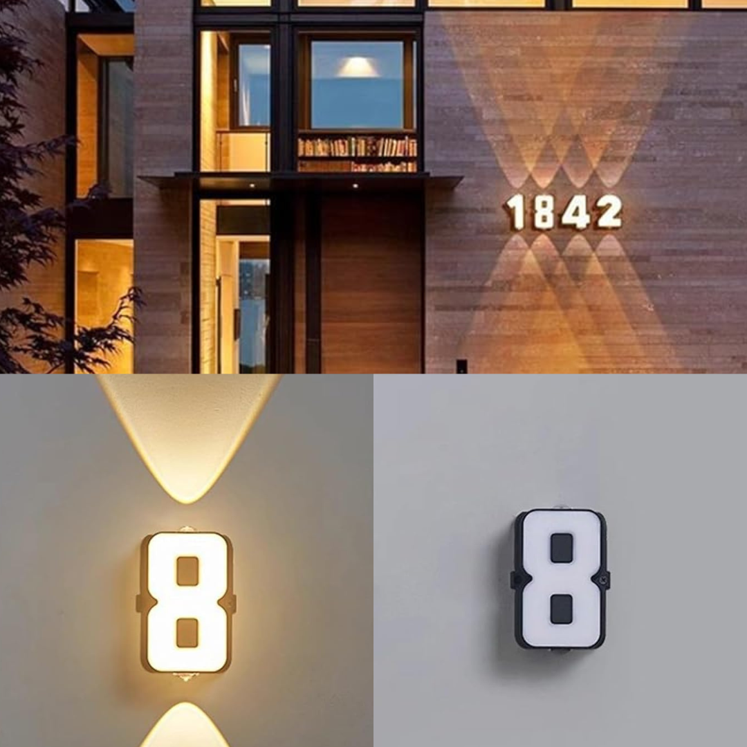 IllumiHouse LED Husnummer - Belys Din Husstil