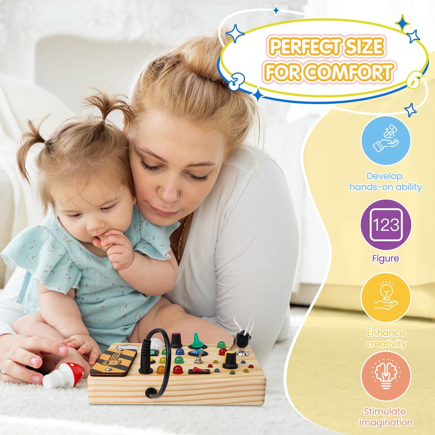 Montessori Småbarn Prickbord - Kreativa Ljus