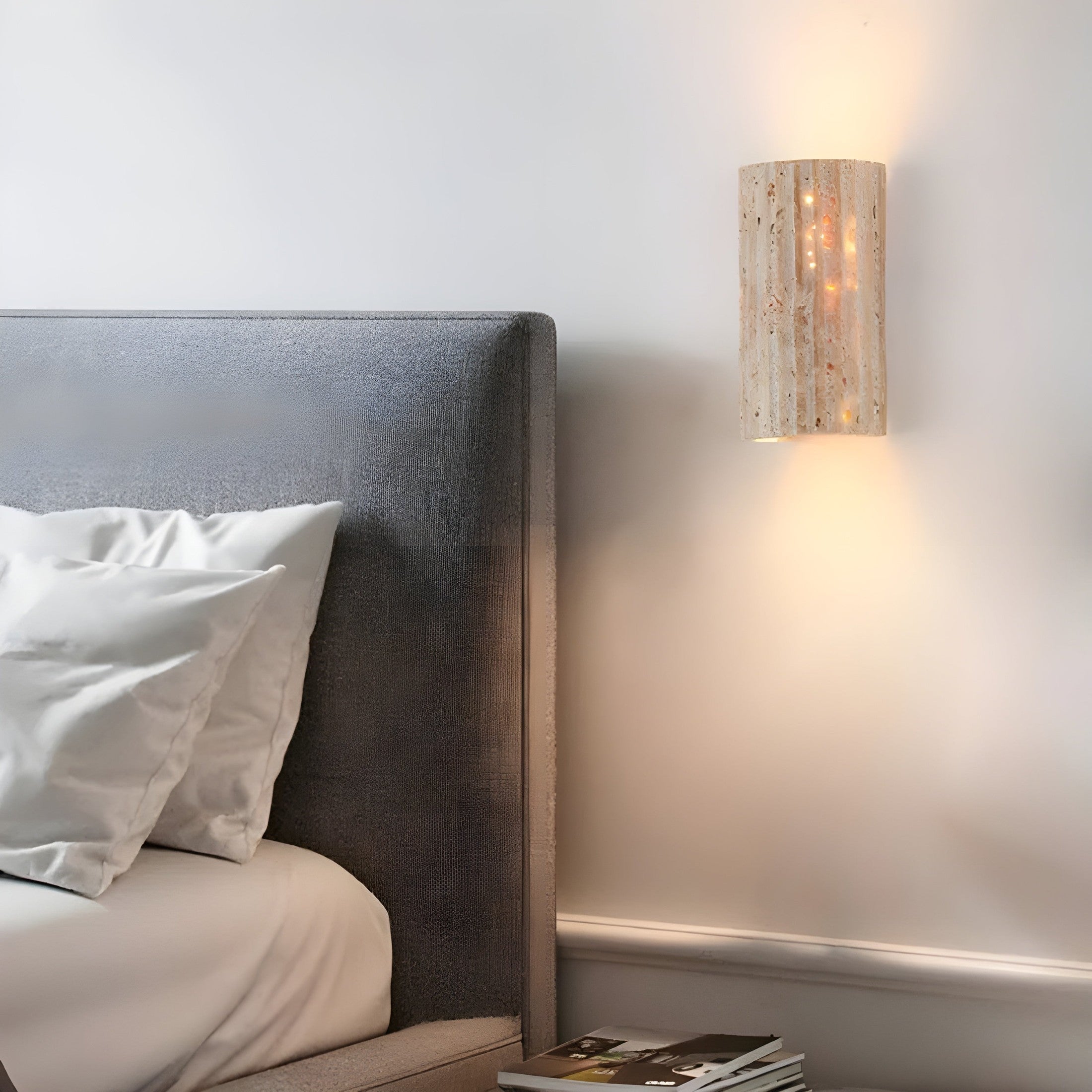 Naturstens Vägglampa - Elegant Design