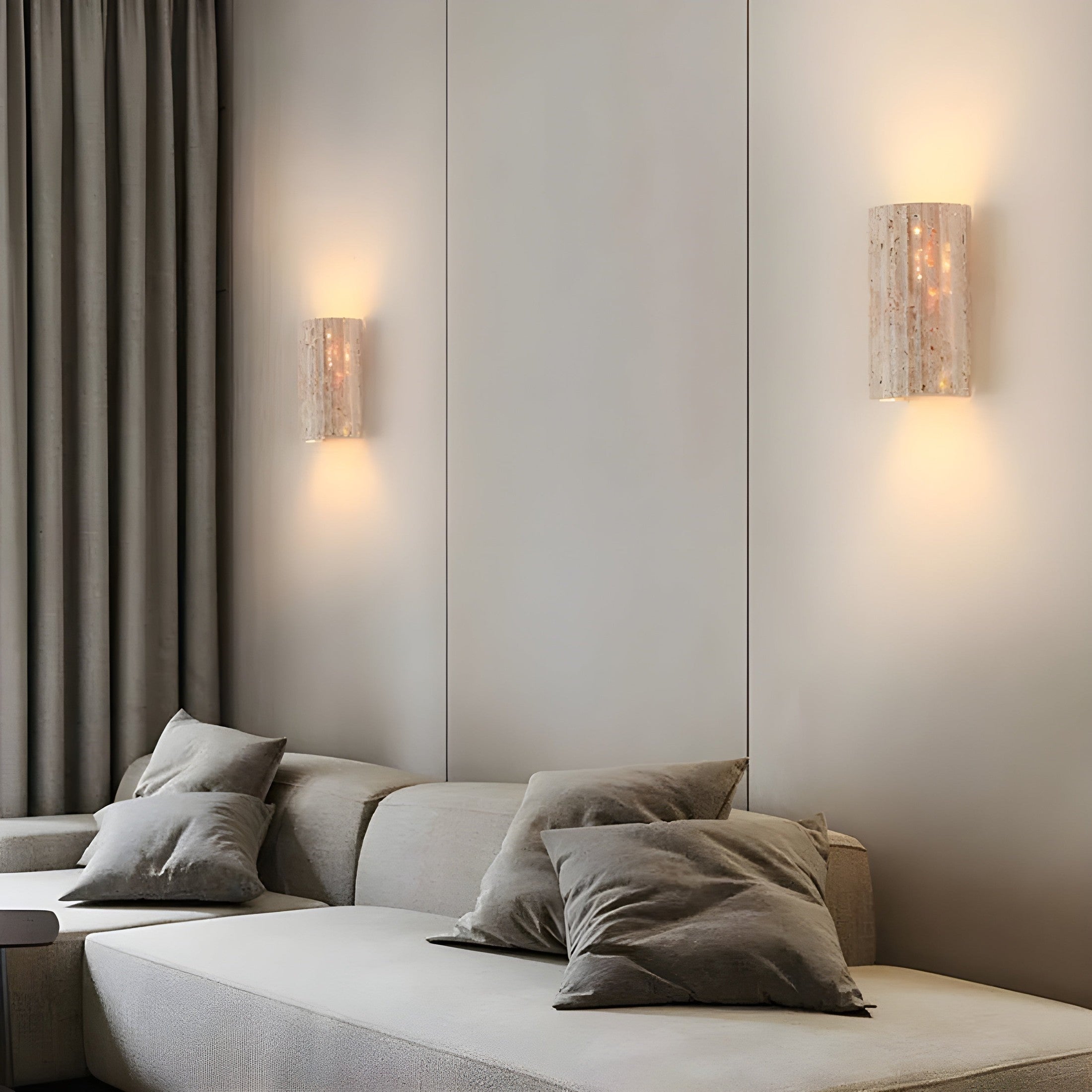 Naturstens Vägglampa - Elegant Design