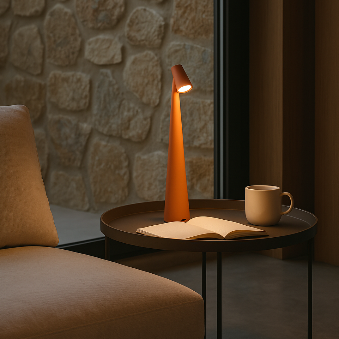 Nordisk Minimalistisk LED Bordslampa | Trådlös och Dimbar
