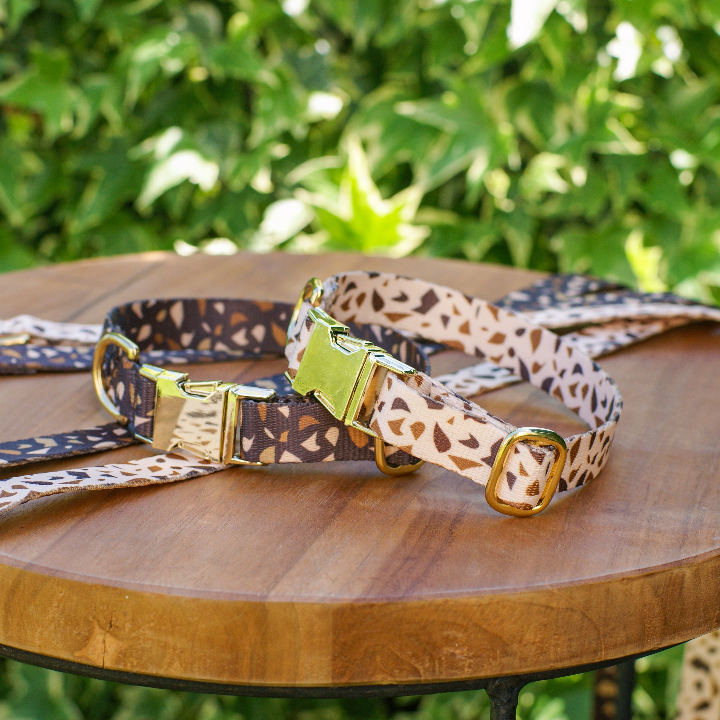 Hundhalsband med Gyldene Detaljer – GoldenTerra