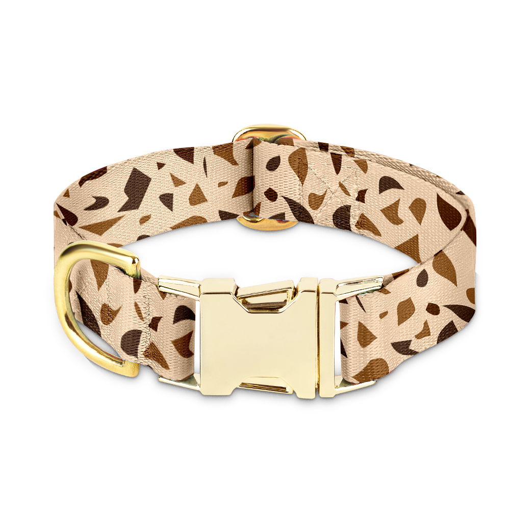 Hundhalsband med Gyldene Detaljer – GoldenTerra