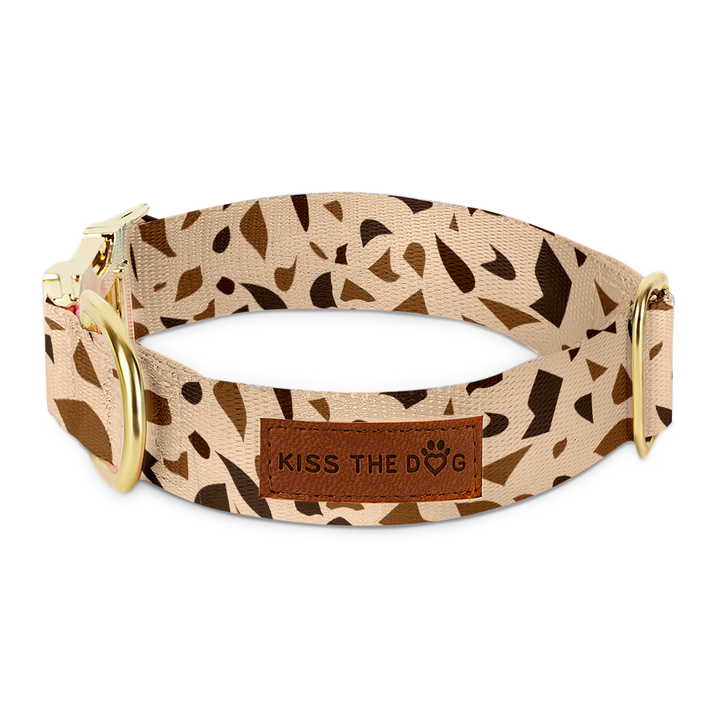 Hundhalsband med Gyldene Detaljer – GoldenTerra