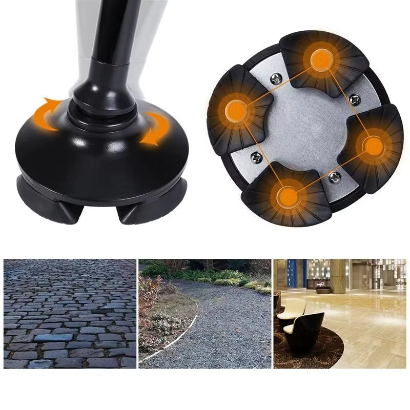 Fällbar Vandringsstav med LED-belysning - Säker & Kompakt