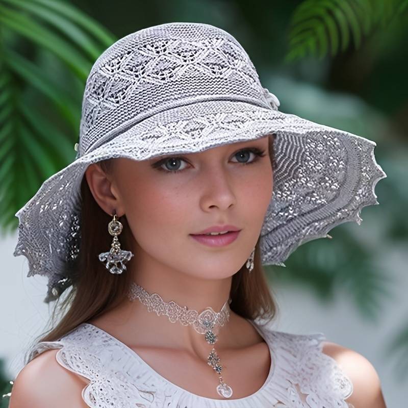 Fällbar Solhatt | Elegant Skydd - Casual Chic
